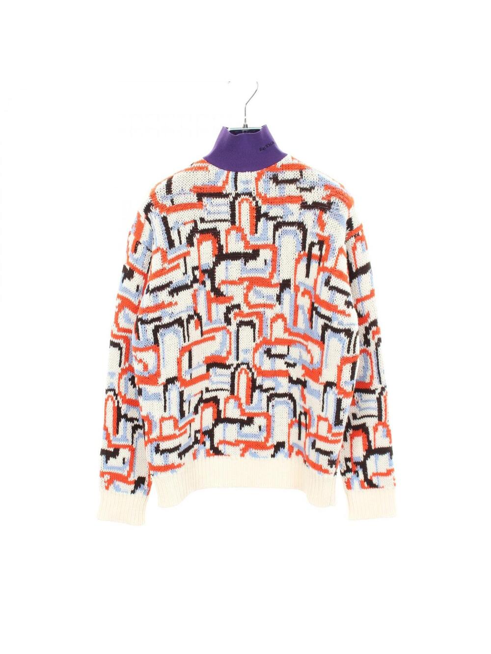 Prada Geometric Logic Mock Neck #273297P80B